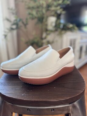 Donald Pliner Lizzee Slip-On Wedge Sneaker, Size 8, Bone Color